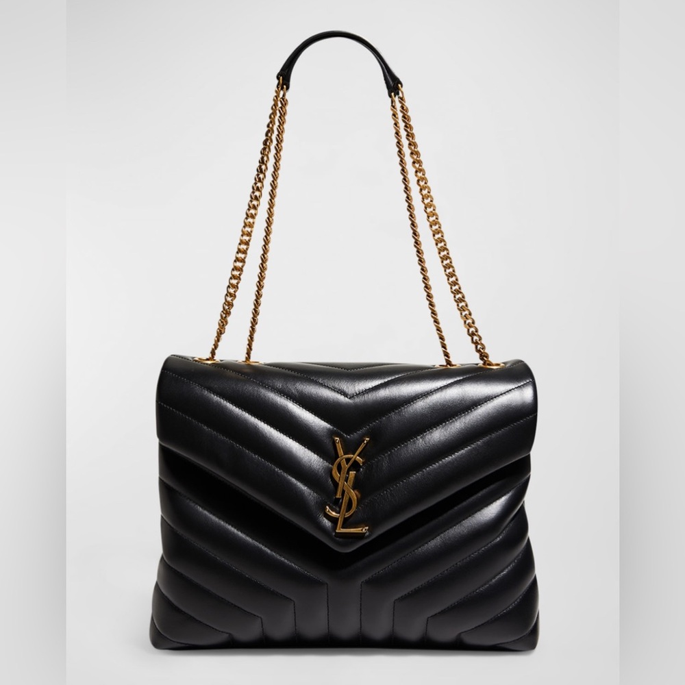NEW! Loulou Medium YSL Shoulder Bag in Quilted Leather 🔥